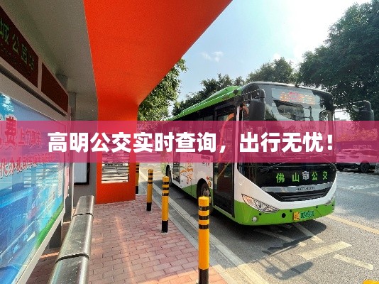 高明公交实时查询,出行无忧!