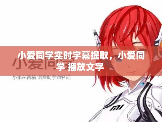 小爱同学实时字幕提取,小爱同学 播放文字