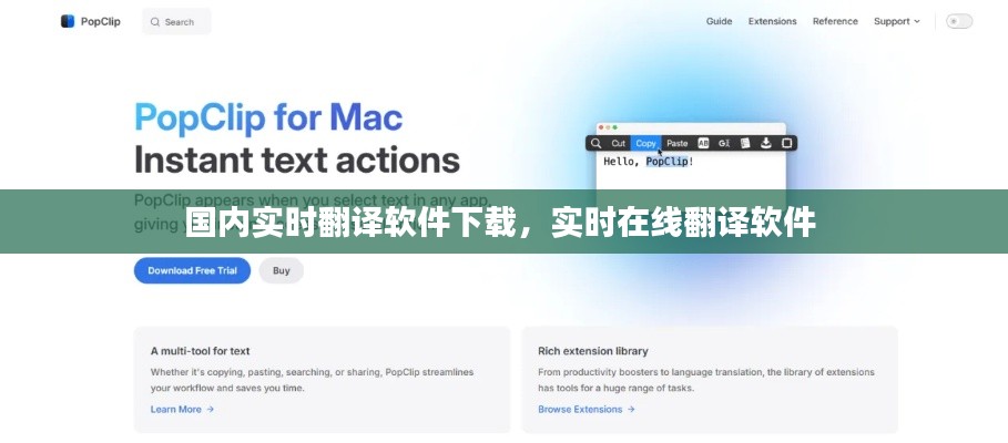 国内实时翻译软件下载,实时在线翻译软件