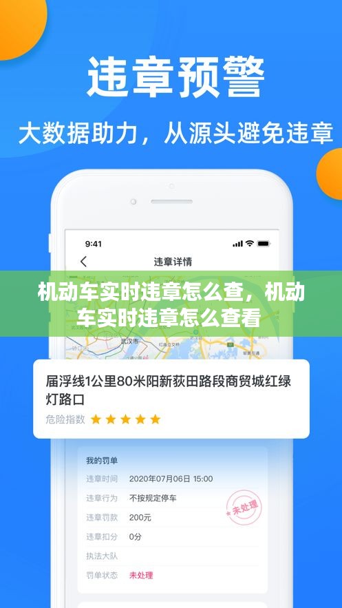 机动车实时违章怎么查,机动车实时违章怎么查看