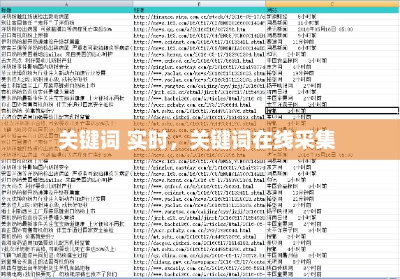 关键词 实时,关键词在线采集