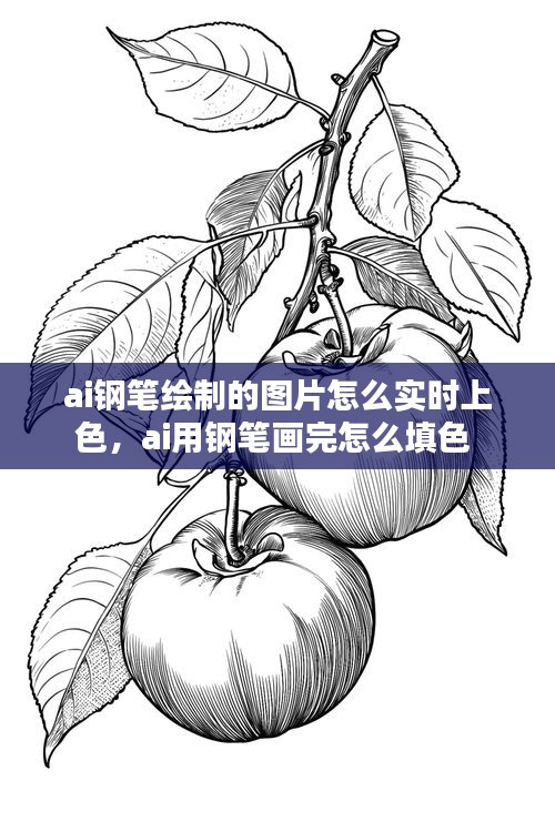 ai钢笔绘制的图片怎么实时上色,ai用钢笔画完怎么填色