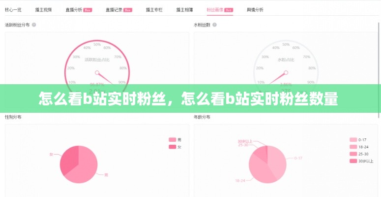 怎么看b站实时粉丝,怎么看b站实时粉丝数量