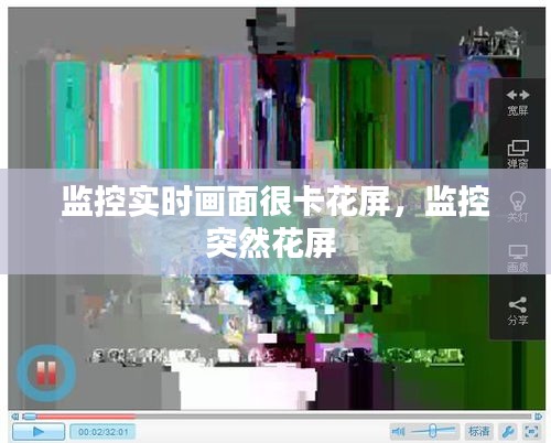 监控实时画面很卡花屏,监控突然花屏