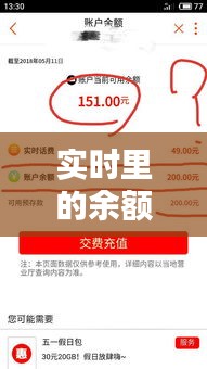 实时里的余额是什么意思,实时里的余额是什么意思啊
