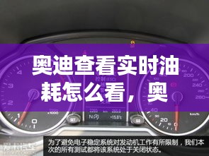 奥迪查看实时油耗怎么看,奥迪怎么看油量剩余公里