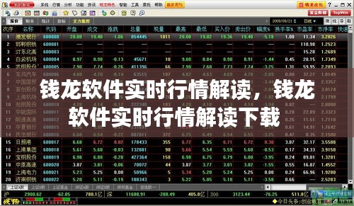 钱龙软件实时行情解读,钱龙软件实时行情解读下载