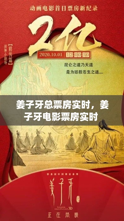 姜子牙总票房实时,姜子牙电影票房实时