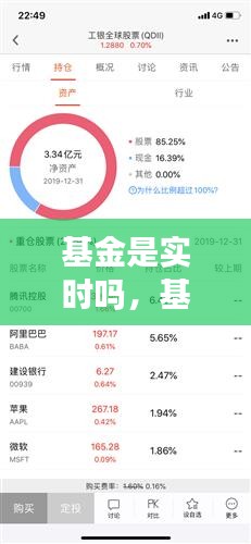 基金是实时吗,基金是时时变化的吗