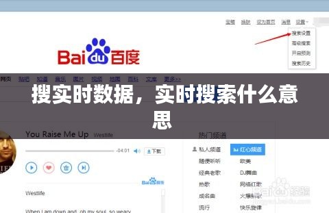 搜实时数据,实时搜索什么意思