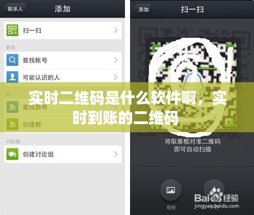 实时二维码是什么软件啊,实时到账的二维码