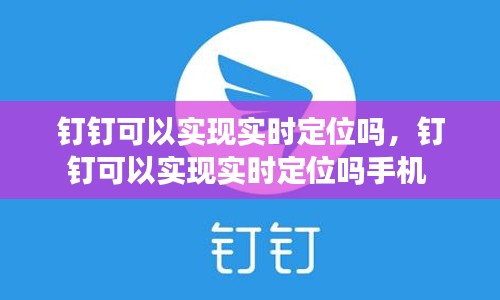 钉钉可以实现实时定位吗,钉钉可以实现实时定位吗手机