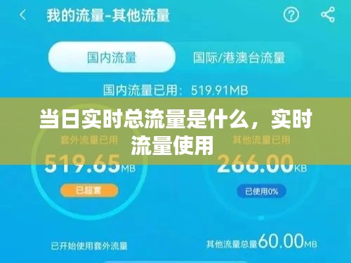 当日实时总流量是什么,实时流量使用