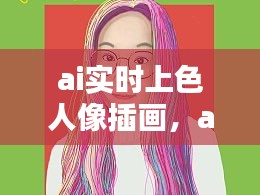 ai实时上色人像插画,ai怎么使用实时上色