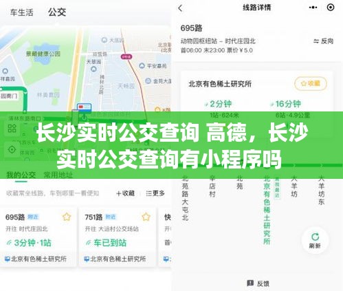 长沙实时公交查询 高德,长沙实时公交查询有小程序吗