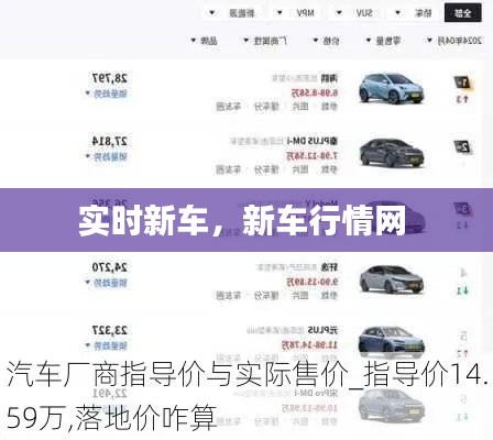 实时新车,新车行情网