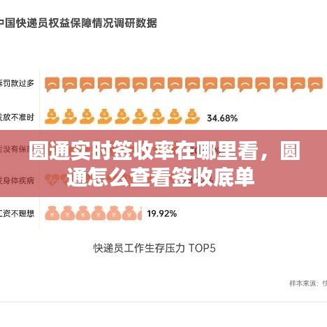 圆通实时签收率在哪里看,圆通怎么查看签收底单
