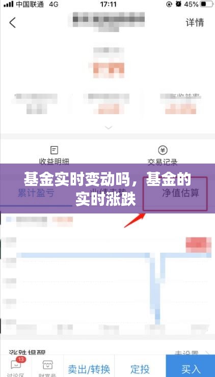 基金实时变动吗,基金的实时涨跌
