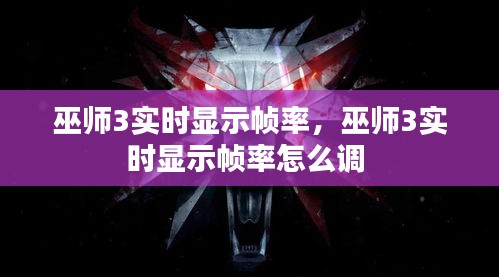 巫师3实时显示帧率,巫师3实时显示帧率怎么调
