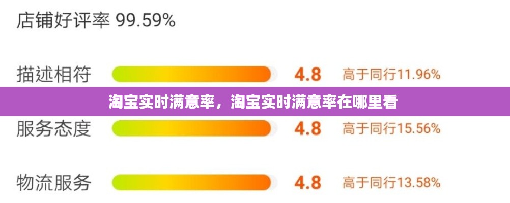 淘宝实时满意率,淘宝实时满意率在哪里看