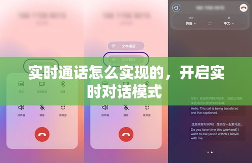 实时通话怎么实现的,开启实时对话模式