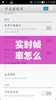 实时帧率怎么关掉,实时帧率怎么关掉手机