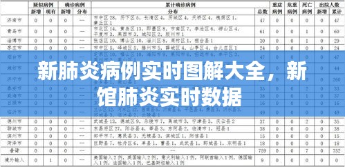 新肺炎病例实时图解大全,新馆肺炎实时数据