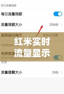 红米实时流量显示在哪里,红米实时流量显示在哪里设置