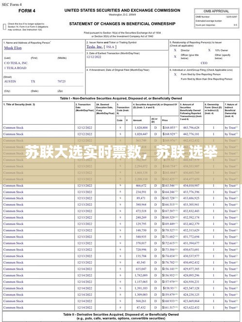 苏联大选实时票数,苏联 选举