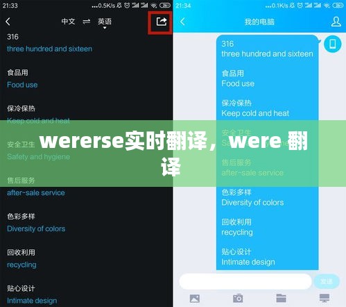 wererse实时翻译,were 翻译