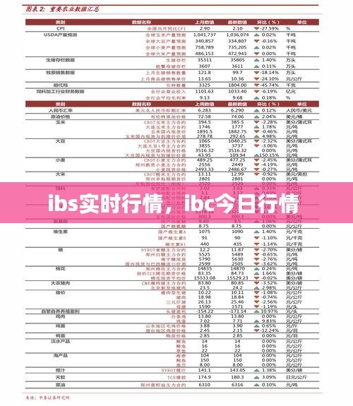 ibs实时行情,ibc今日行情
