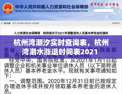 杭州湾潮汐实时查询表,杭州湾潮水涨退时间表2021