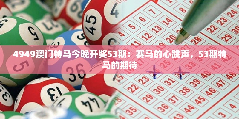 4949澳门特马今晚开奖53期:赛马的心跳声,53期特马的期待