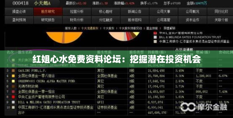 红姐心水免费资料论坛:挖掘潜在投资机会
