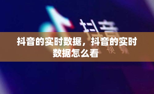 抖音的实时数据,抖音的实时数据怎么看
