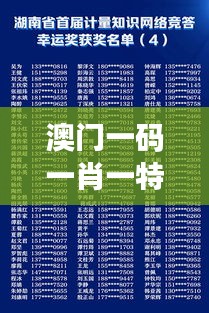 澳门一码一肖一特一中直播结果:探索幸运数字的传统意义
