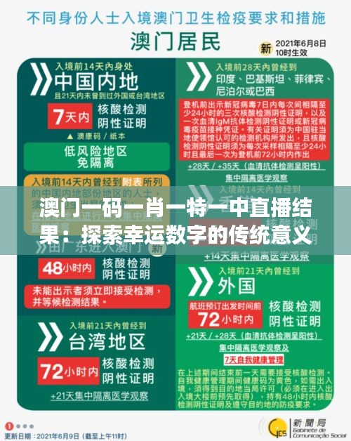 澳门一码一肖一特一中直播结果:探索幸运数字的传统意义