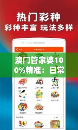 澳门管家婆100%精准:日常支出智能规划