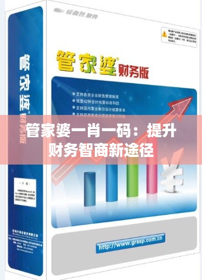 管家婆一肖一码:提升财务智商新途径