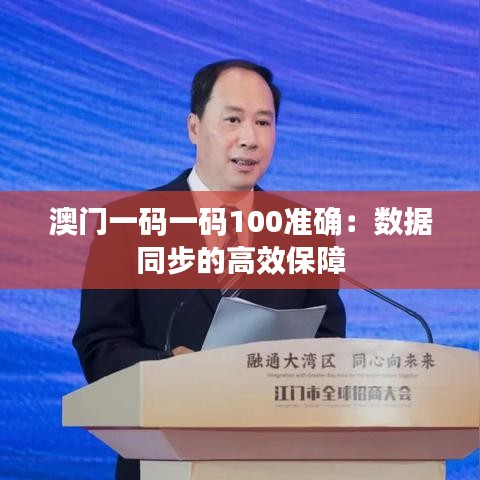 澳门一码一码100准确:数据同步的高效保障