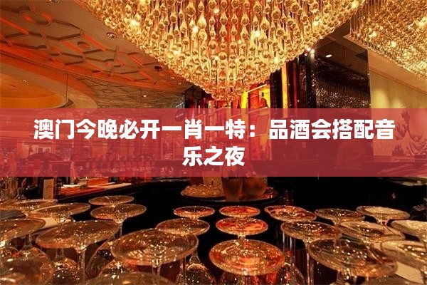 澳门今晚必开一肖一特:品酒会搭配音乐之夜