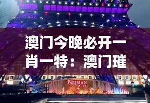澳门今晚必开一肖一特:澳门璀璨光影展的神秘邀请