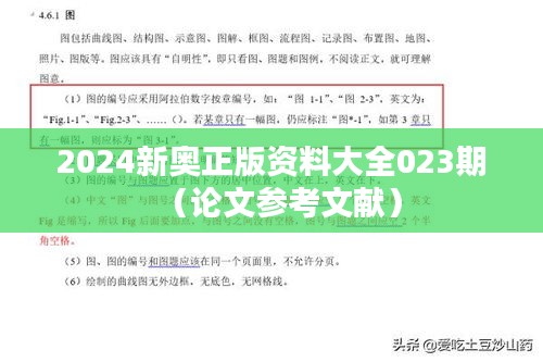 2024新奥正版资料大全023期(论文参考文献)
