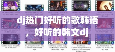 dj热门好听的歌韩语,好听的韩文dj
