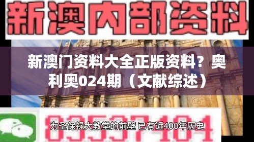 新澳门资料大全正版资料?奥利奥024期(文献综述)