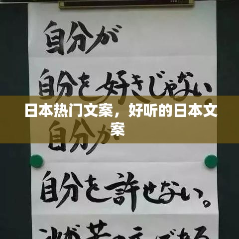 日本热门文案,好听的日本文案