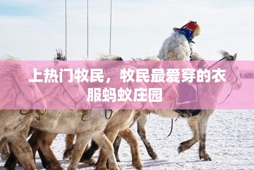 上热门牧民,牧民最爱穿的衣服蚂蚁庄园