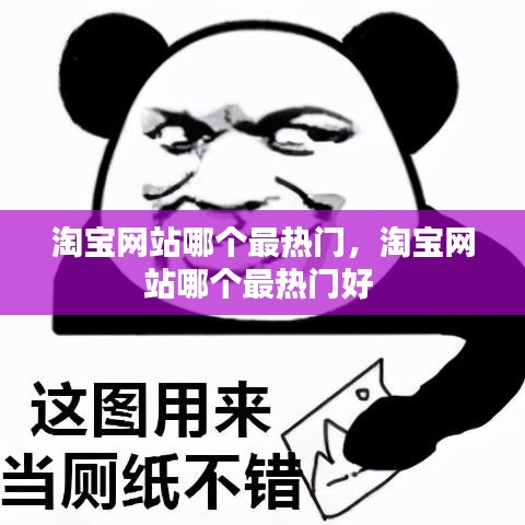 淘宝网站哪个最热门,淘宝网站哪个最热门好
