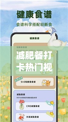 减肥餐打卡热门视频下载,减肥食谱打卡软件