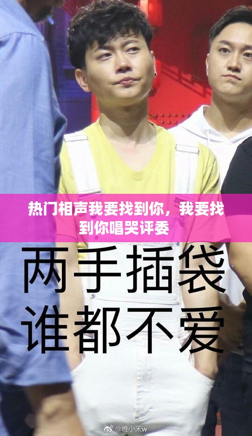 热门相声我要找到你,我要找到你唱哭评委